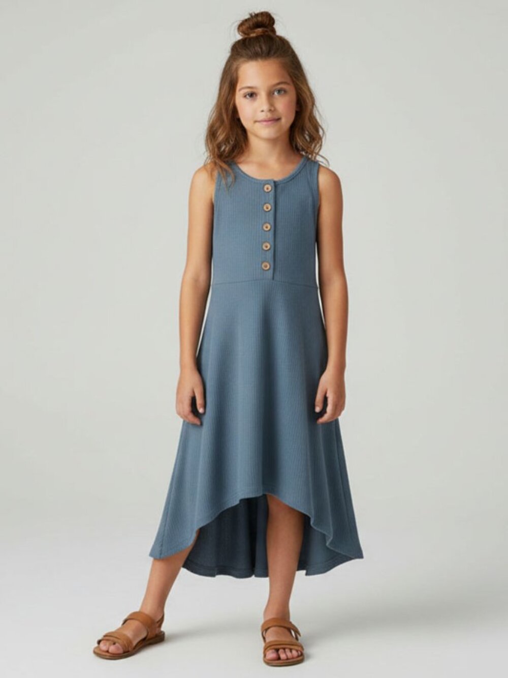NWT Vignette Daphne Girls Dress in Blue